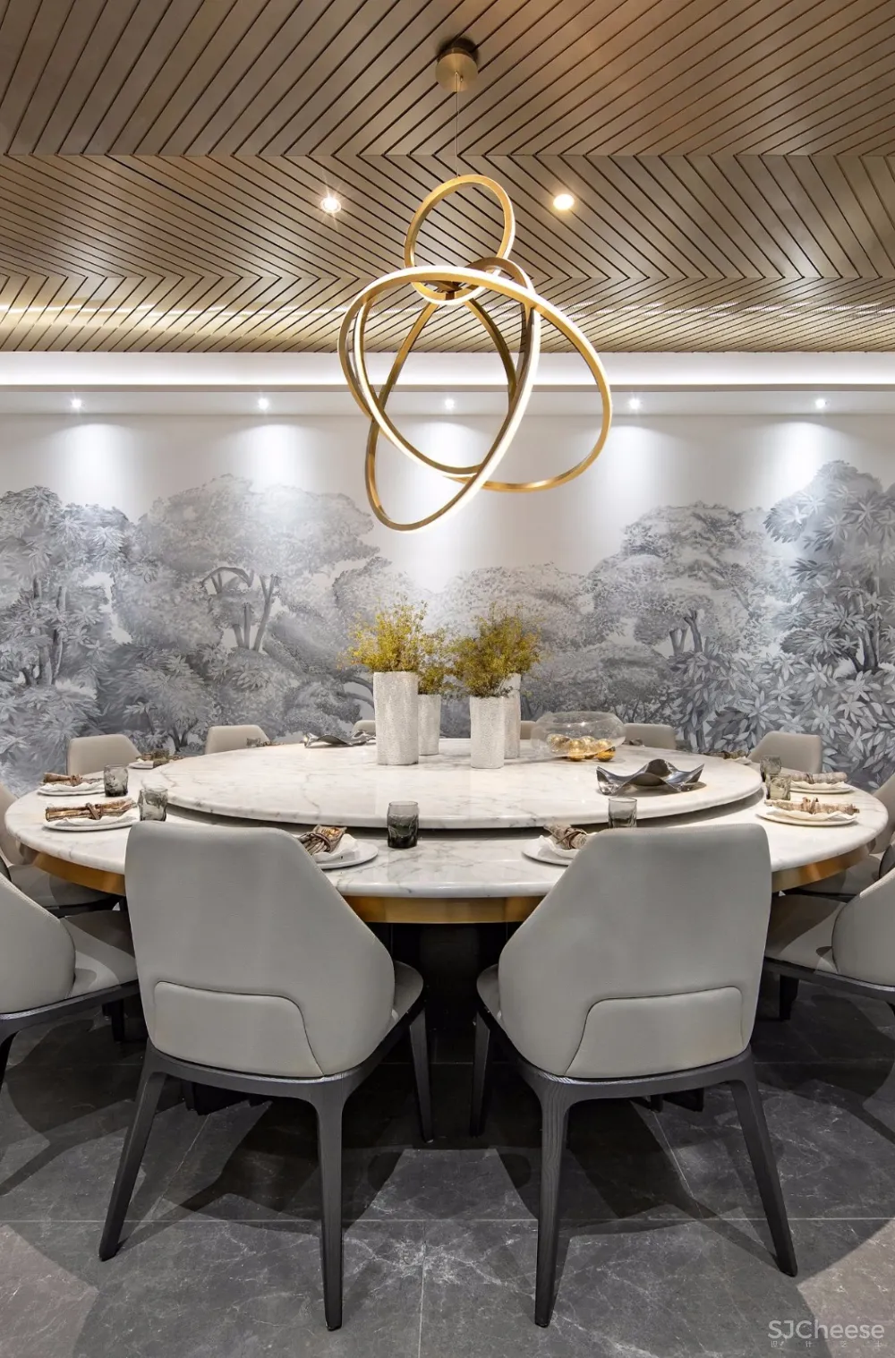 新作 | 高级灰 + 水墨石,简雅纯粹的艺术格调