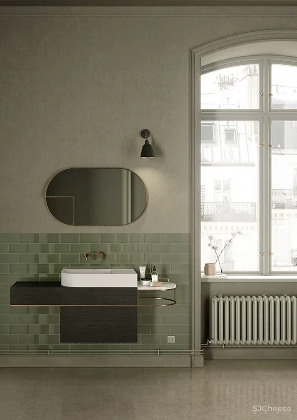 卫生间这样设计,不要太美!