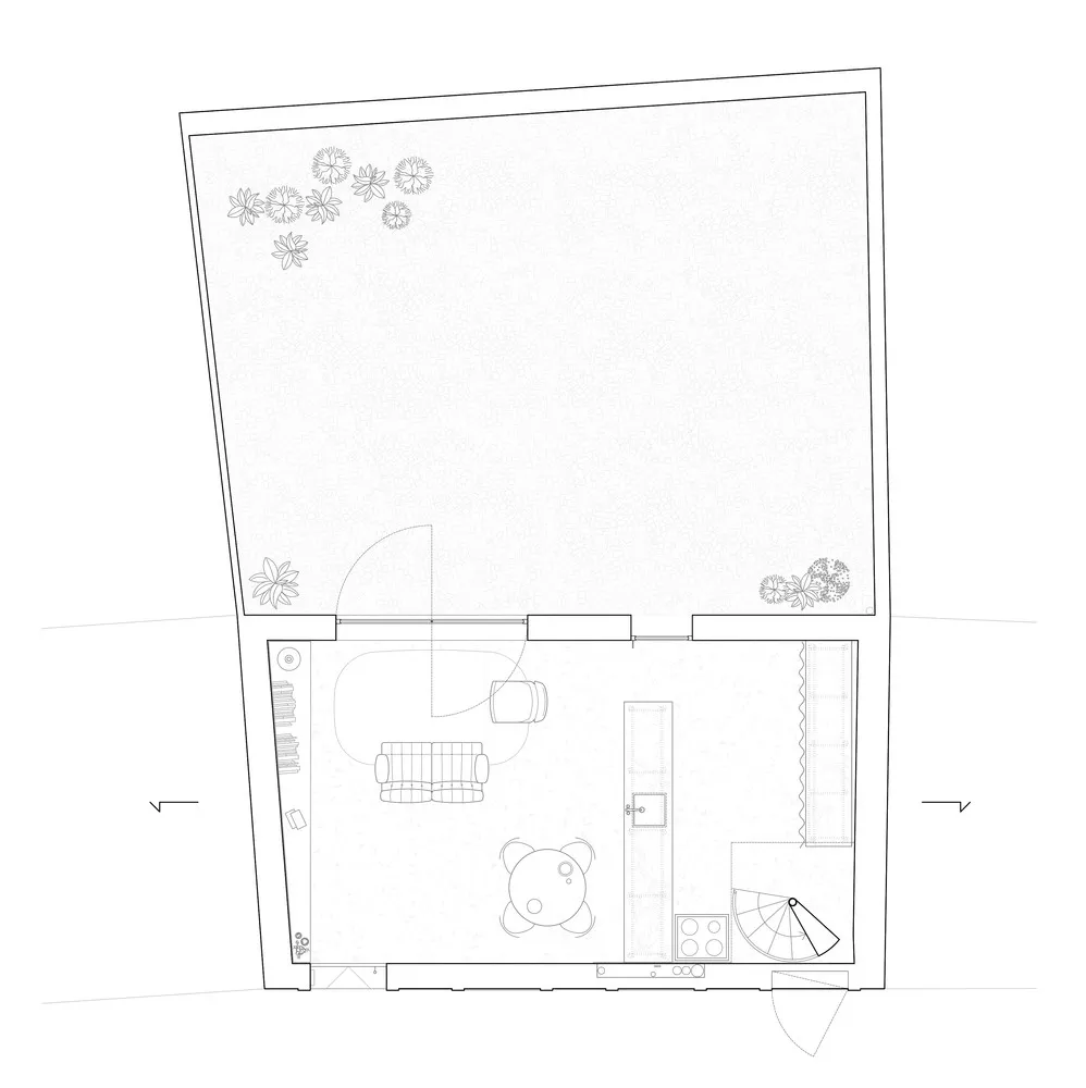 首发 | Leopold Banchini + Daniel Zamarbide：拥有强大内部和沉思空间的封闭式住宅 Dodged House 首