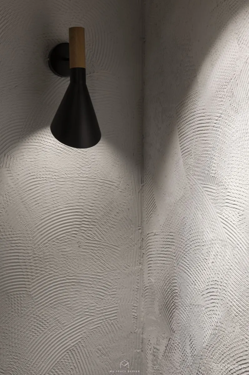 台中慕森设计 | 一半LOFT轻工业风，一半极简侘寂美学