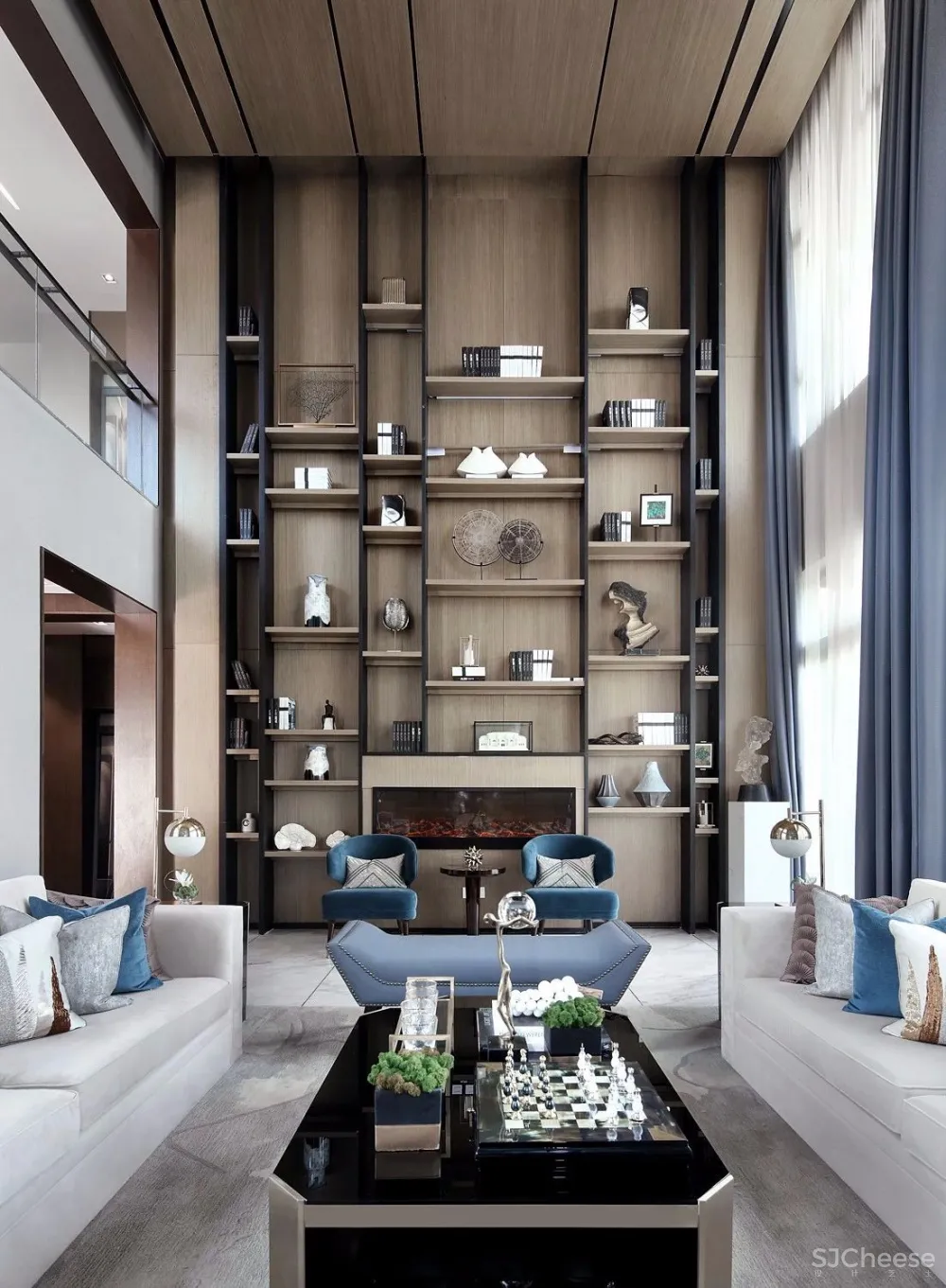 【YLH地产设计组】300 m²东方气韵的样板间设计方案 首