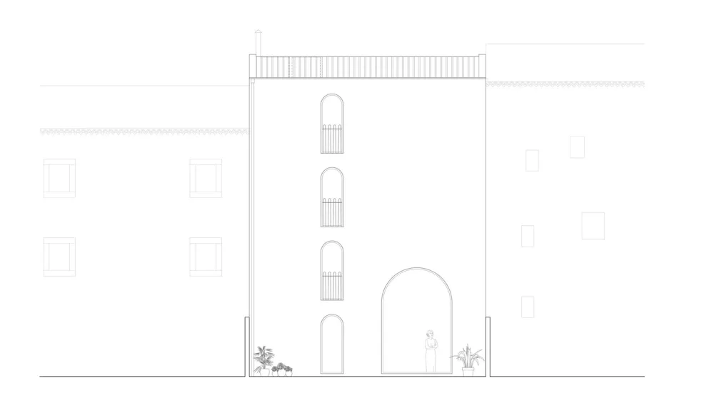 首发 | Leopold Banchini + Daniel Zamarbide：拥有强大内部和沉思空间的封闭式住宅 Dodged House 首