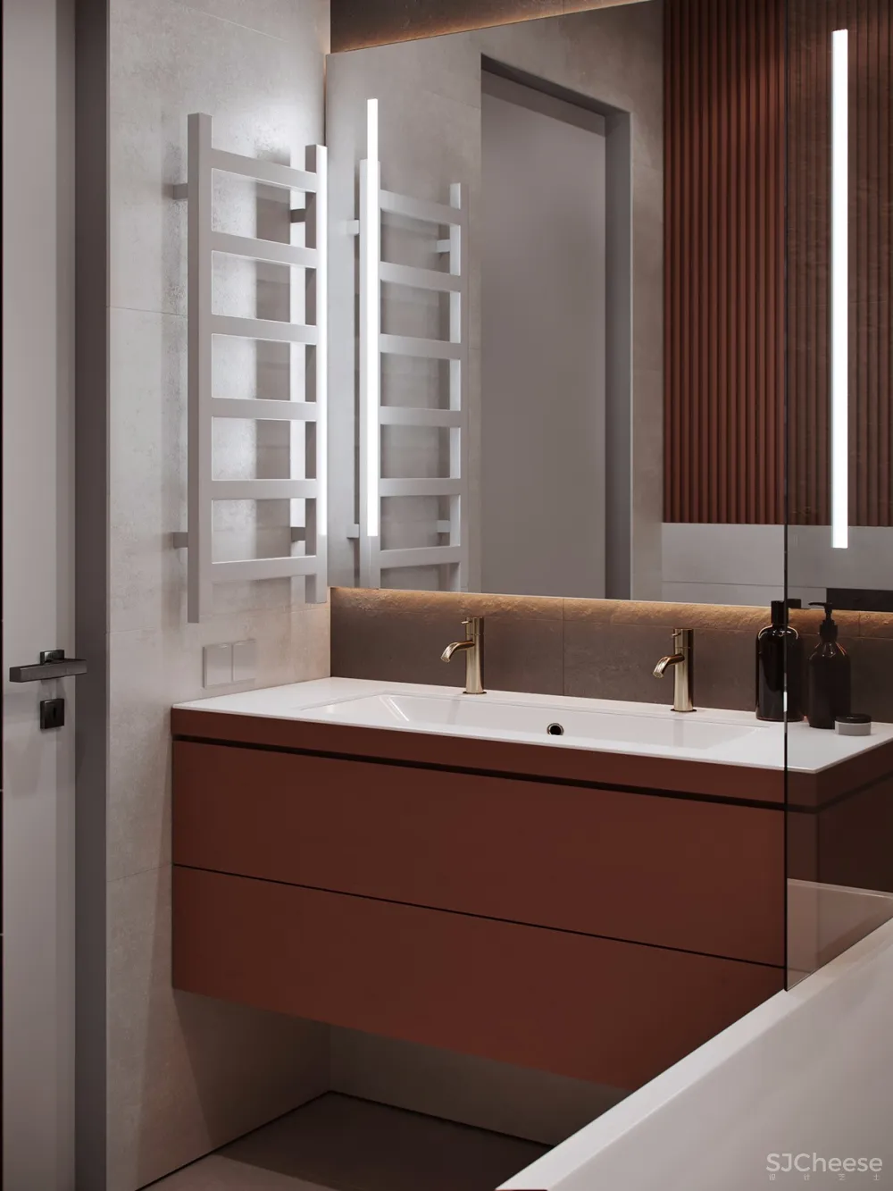 115㎡ 原木+大理石丨让家更有质感