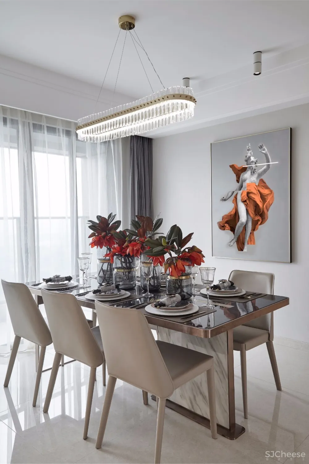 GNU金秋设计 | 157㎡佛山保利海德公园样板间