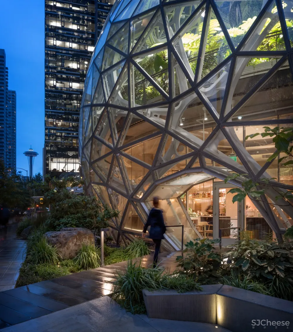 首发 | Heliotrope Architects：亚马逊球体Willmott's Ghost餐厅 首