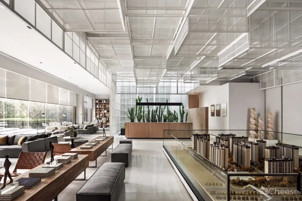 【重庆尚壹扬设计新作】450㎡销售中心结合现代文化的艺术气息,诠释极致的生活体验