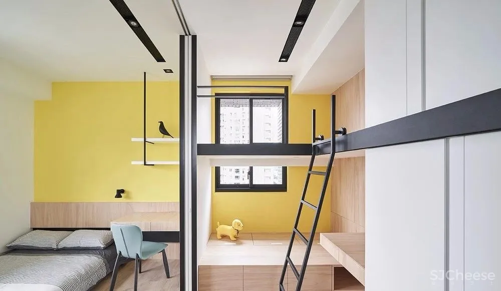 39.6㎡ 超多储物空间 / 设计得太好了