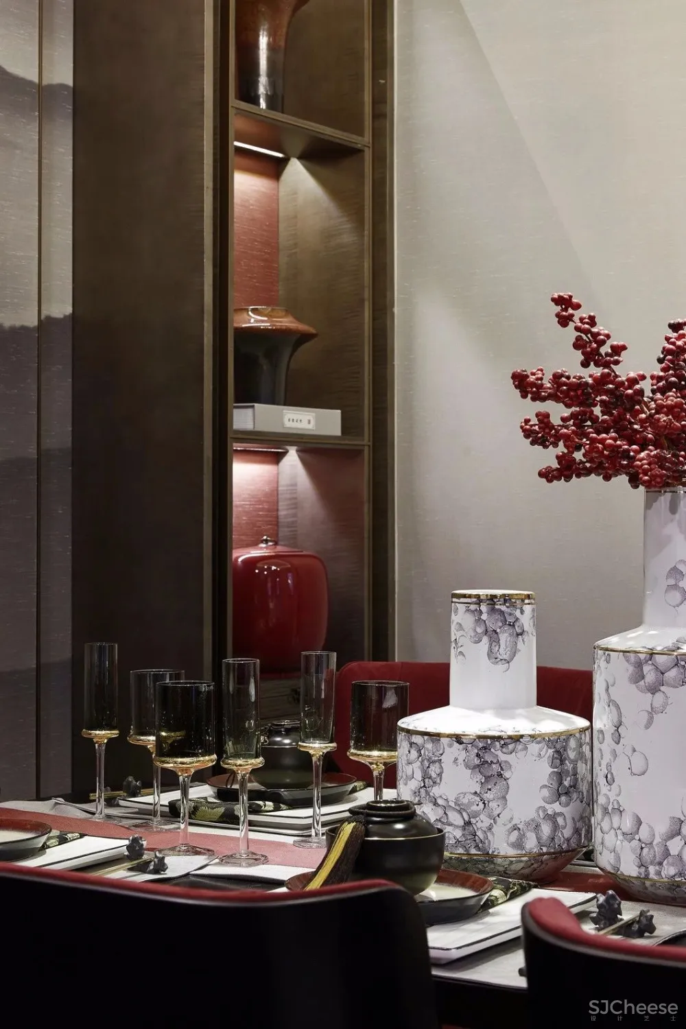 新中式+中国红丨极致的东方惊艳