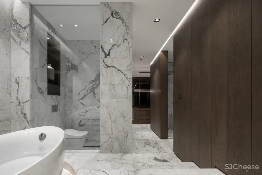 最新 | 唐忠汉：540m²顶层复式 ，大地灰演绎最美的奢宅气质 首