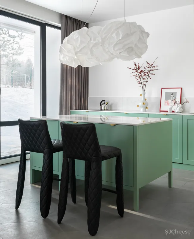 以“家庭美术馆”为主题的住宅设计 | Светлана Коледа 首