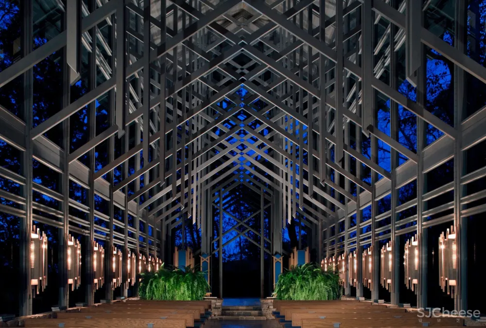 AD经典：荆棘冠教堂 / E. Fay Jones