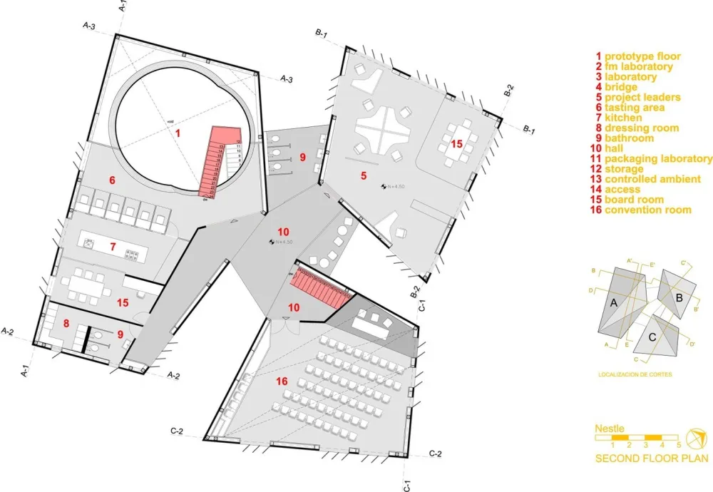 墨西哥雀巢集团创新实验室／Rojkind Arquitectos