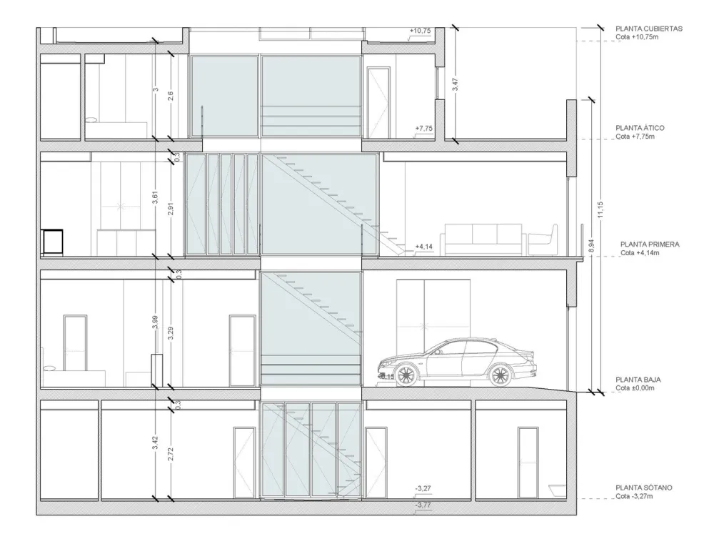 首发 | CM4 Arquitectos：建筑空间关系 Casa Patio