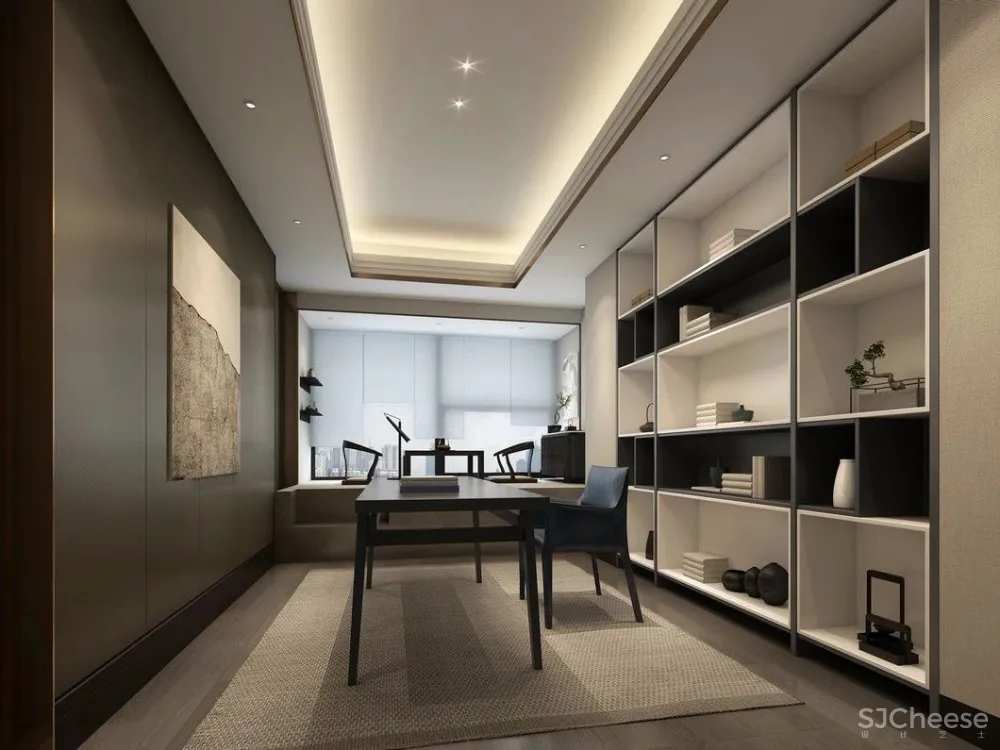 380㎡简雅新中式:一方宁静,一方闲雅