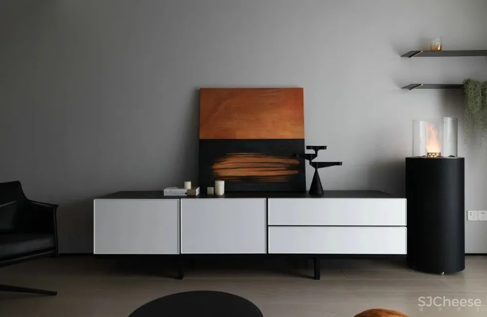 黑白灰丨看设计师的家如何玩转 首