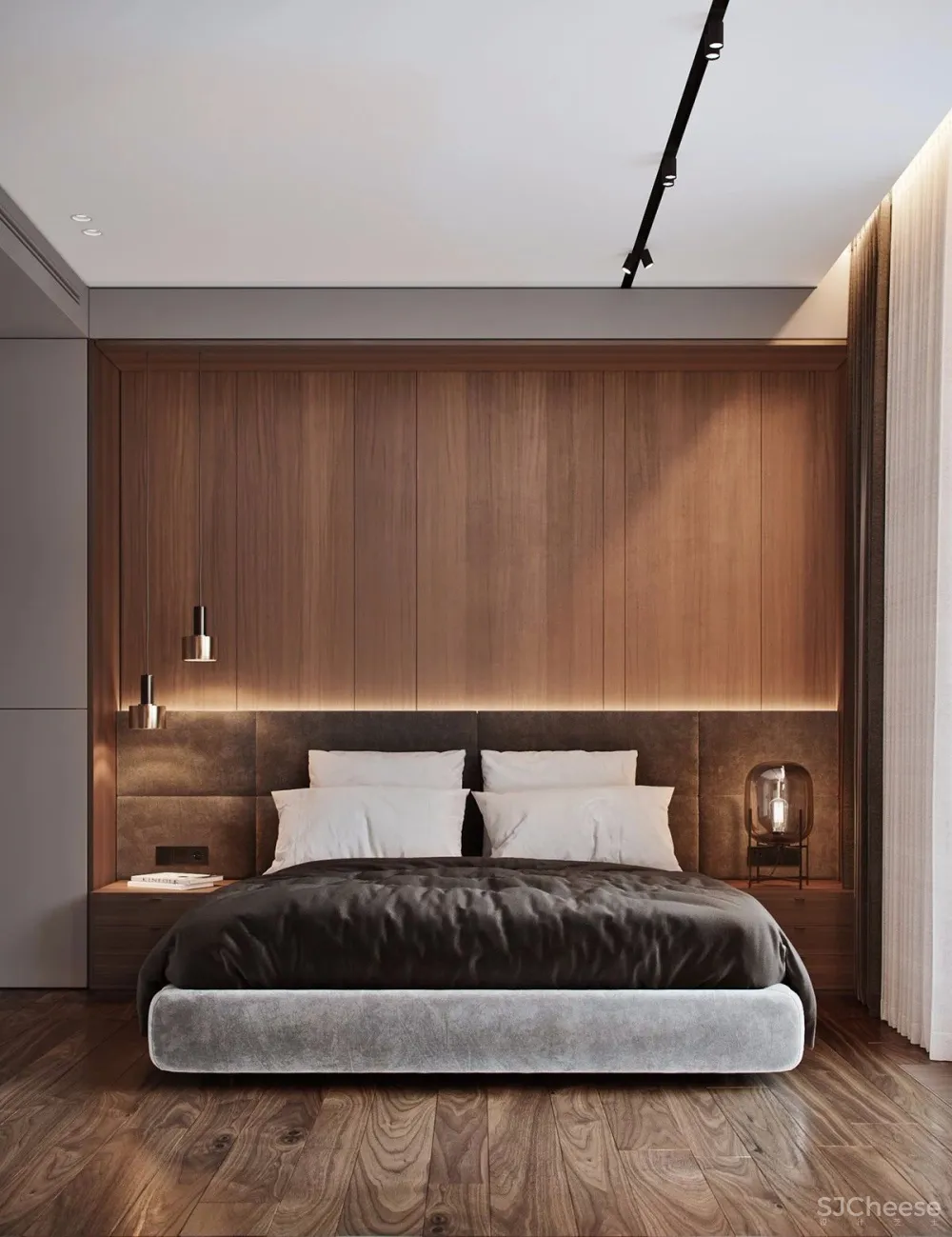 115㎡ 原木+大理石丨让家更有质感