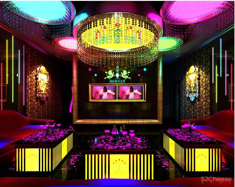 成都都江堰皇港丽都ktv装饰设计案例赏析 打造一个众人喜欢的ktv成都ktv装修设计