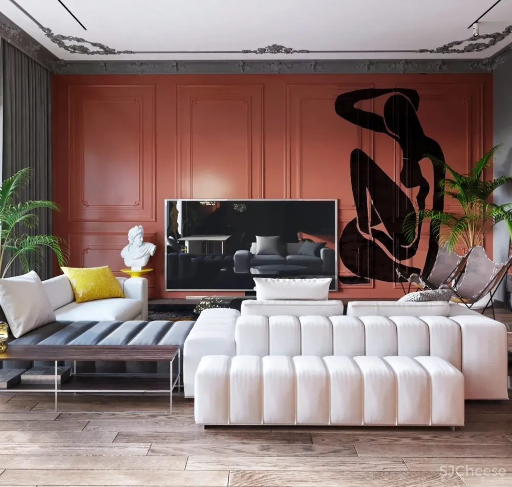 高级灰+橙丨就是这么美