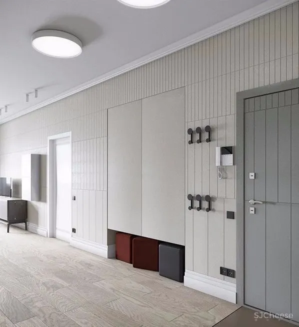 94㎡ 圆形主题设计丨清新配色怎么看都不腻