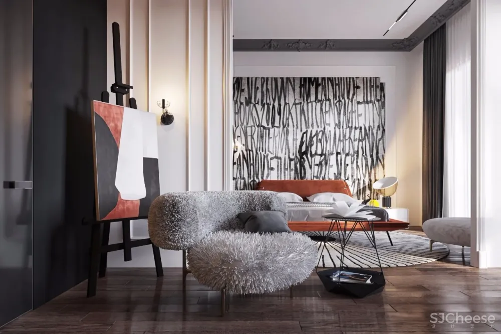 高级灰+橙丨就是这么美