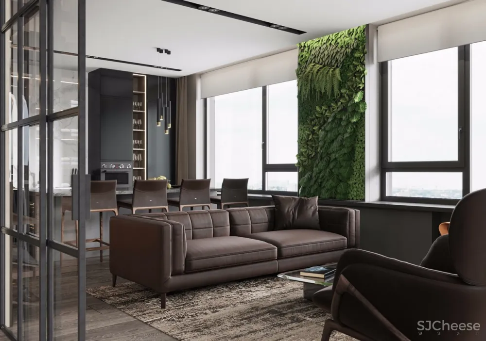 绿植长在墙上丨个性又省地方 首