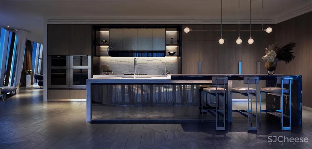 这种高水准的效果图，却是这种清新风！