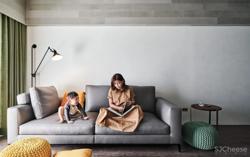 台中慕森设计 | 一半LOFT轻工业风，一半极简侘寂美学