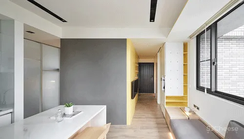 39.6㎡ 超多储物空间 / 设计得太好了