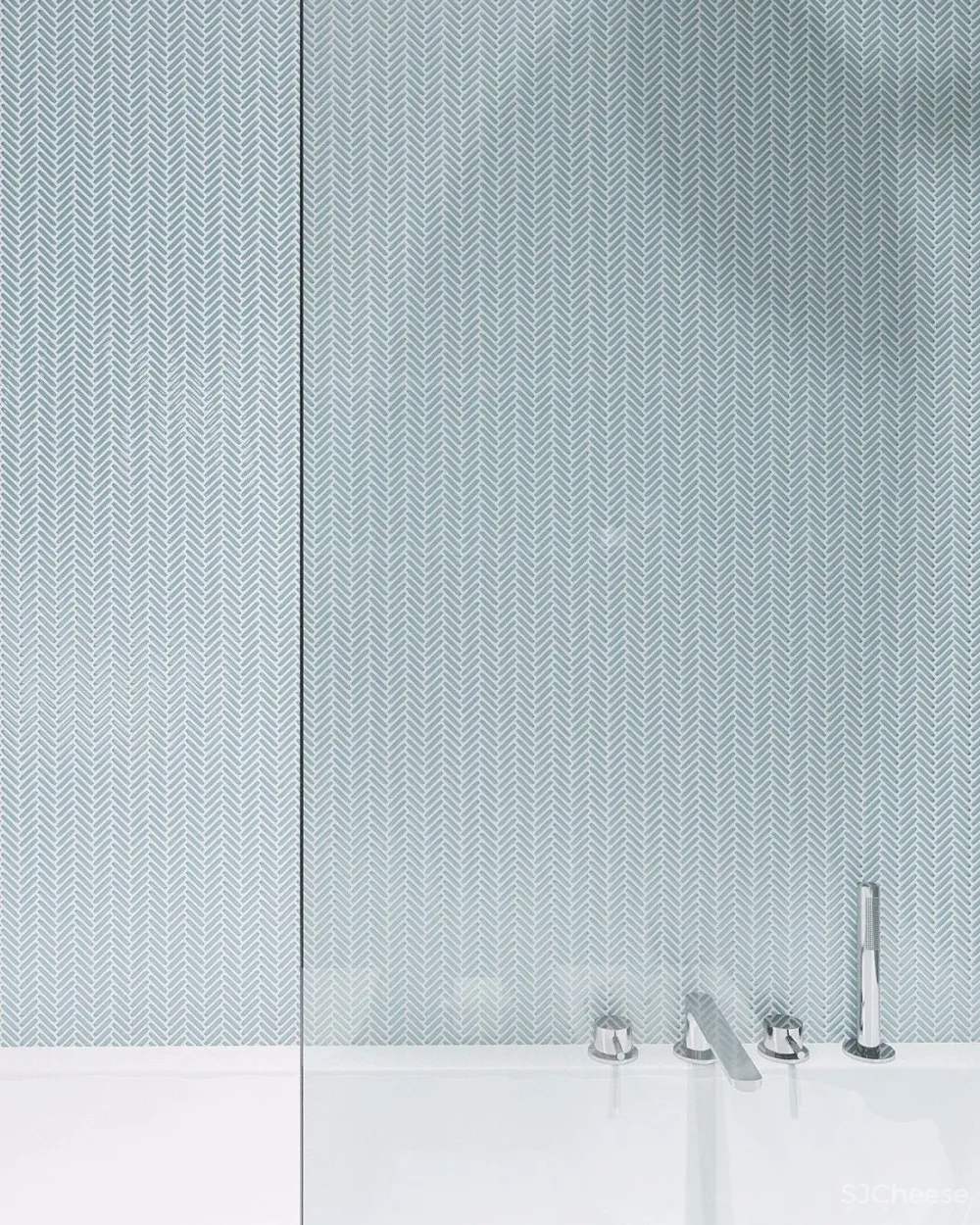 100㎡ 三室一厅,厨房、客厅这样设计太走心了