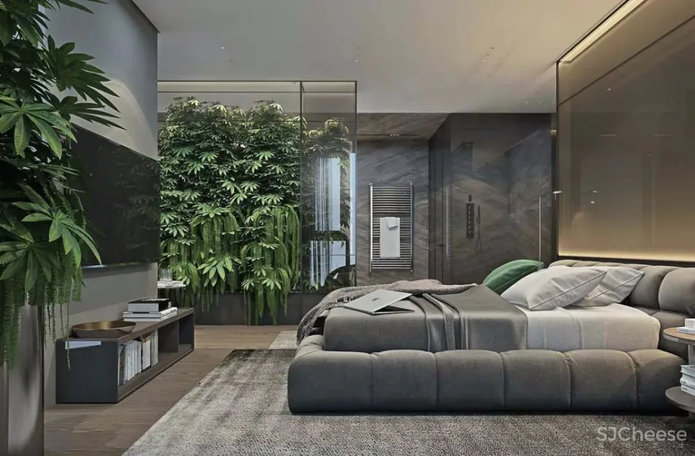 绿植长在墙上丨个性又省地方 首