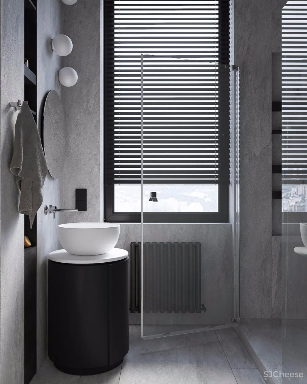 100㎡ 三室一厅,厨房、客厅这样设计太走心了