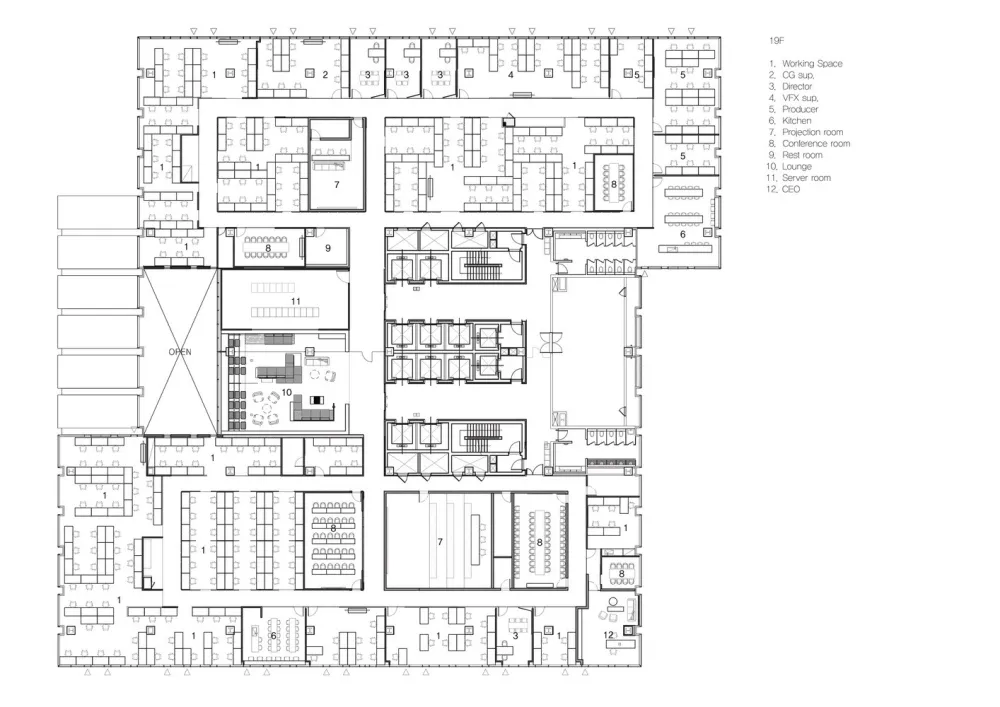 WGNB:昼夜共存的办公空间 Dexter Studios