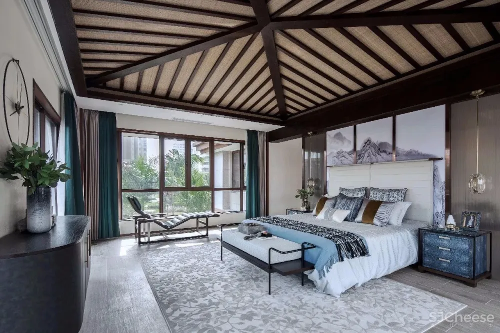 【醉美新中式】727㎡带游泳池的别墅设计丨看完想买一套