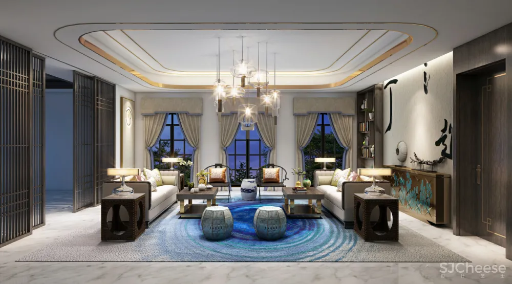 【金螳螂设计】豪宅就应该这样设计！