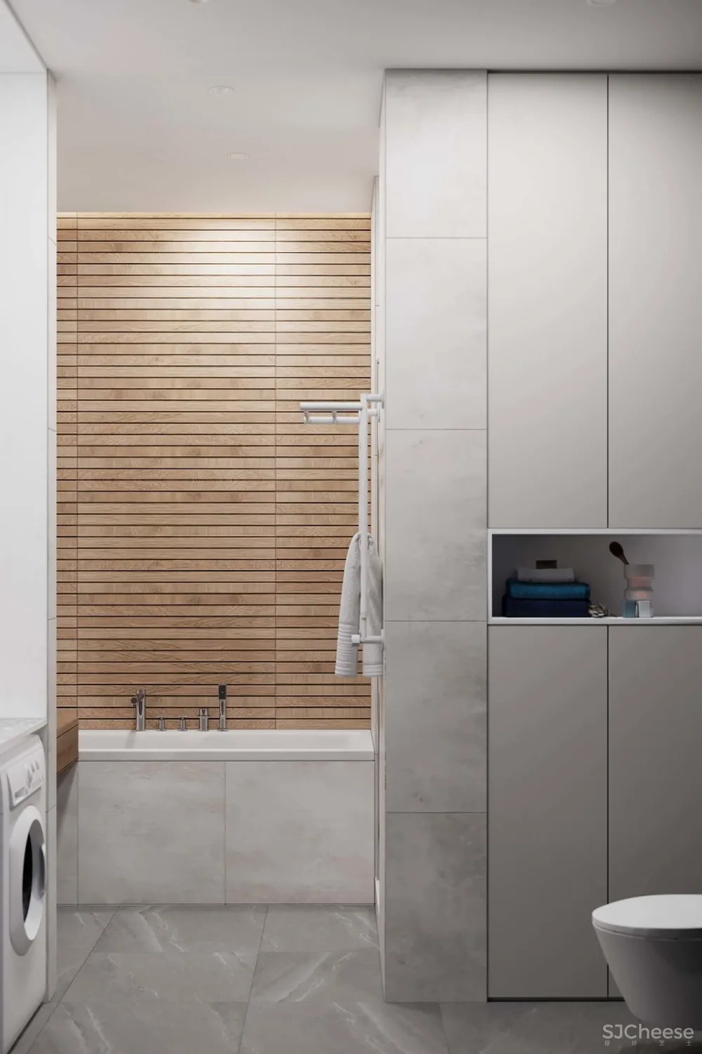 卫生间这样设计，不要太美！