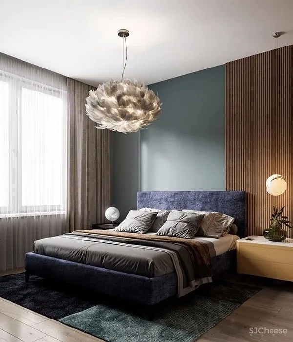 100㎡ 简约风三口之家,把拼接玩出高级感