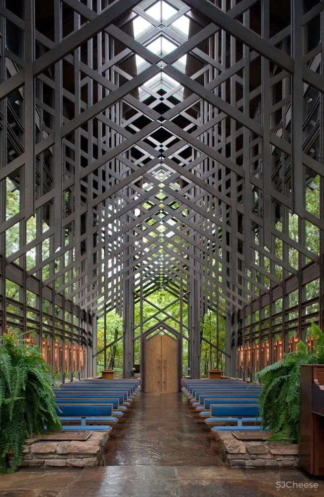 AD经典：荆棘冠教堂 / E. Fay Jones