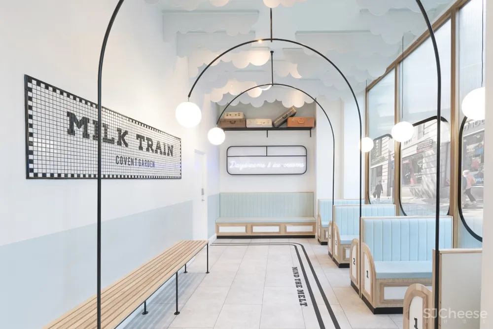 首发 | FormRoom：ins风Milk Train冰淇淋店 首