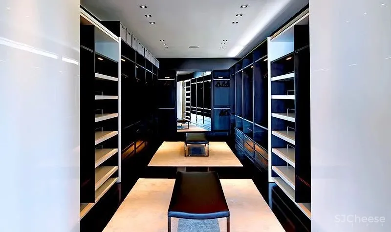 豪宅的衣帽间,可不是两排柜子那么简单!