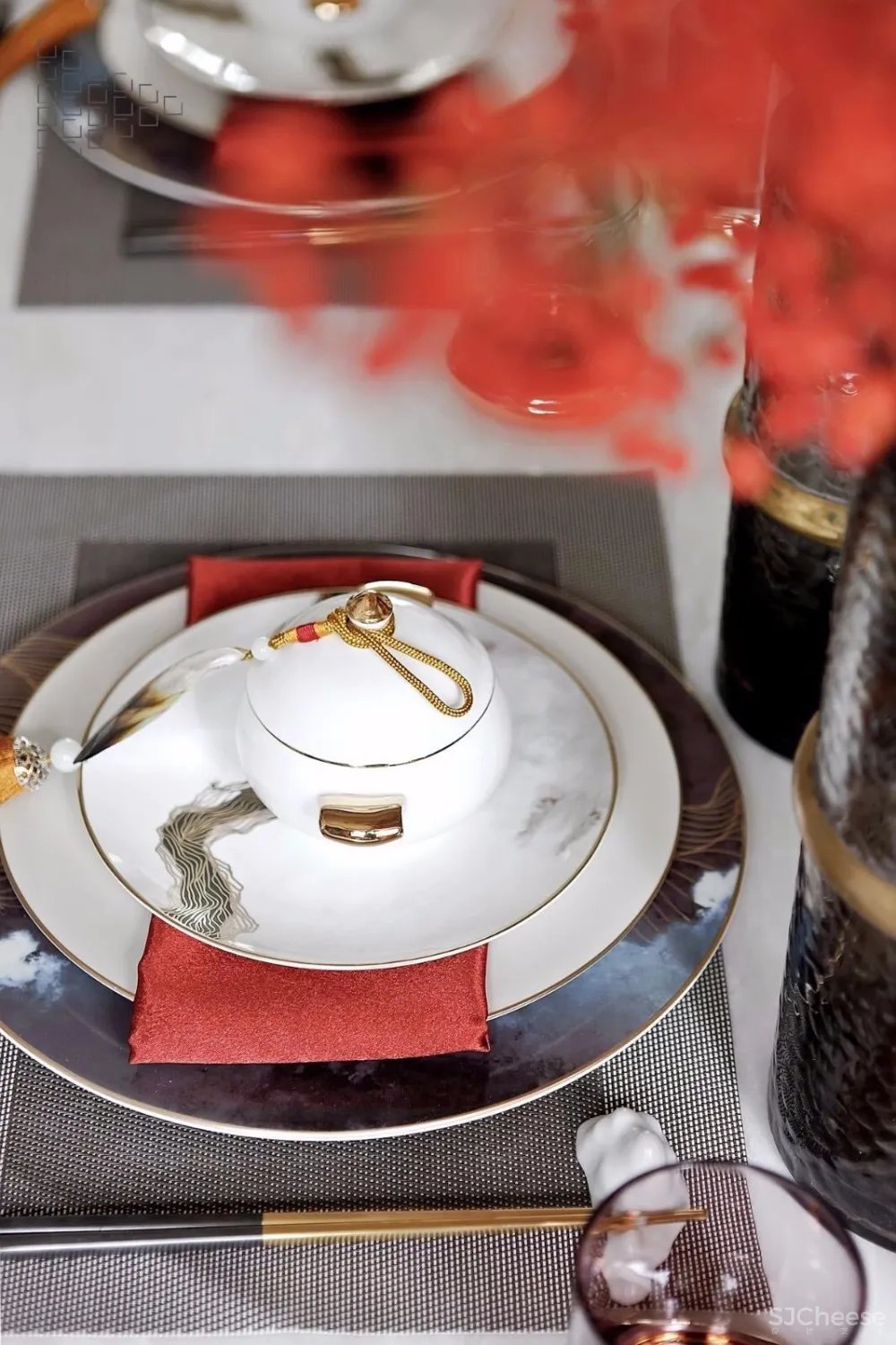 中式轻奢风别墅大宅设计丨美到骨子里