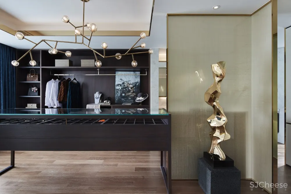 轻奢别墅样板房，这才是有品质的生活感 首