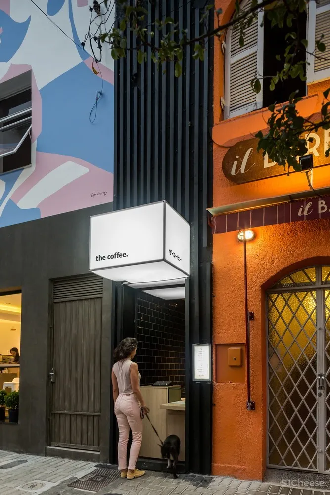 给我一扇门宽的空间，The Coffee咖啡店 / Studio Boscardin.Corsi Arquitetura