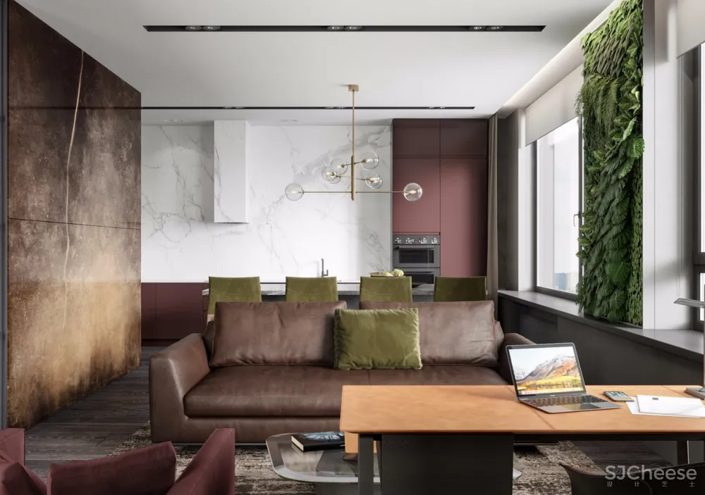 绿植长在墙上丨个性又省地方 首