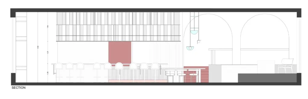 首发 | Ark4Lab of Architecture 红色和材料的碰撞:希腊 Lofos鸡尾酒吧