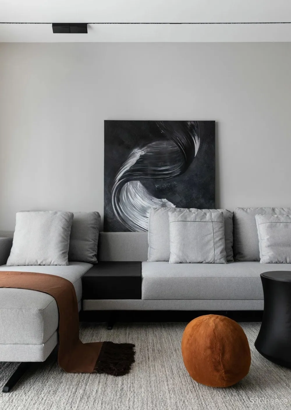 黑白灰丨看设计师的家如何玩转 首