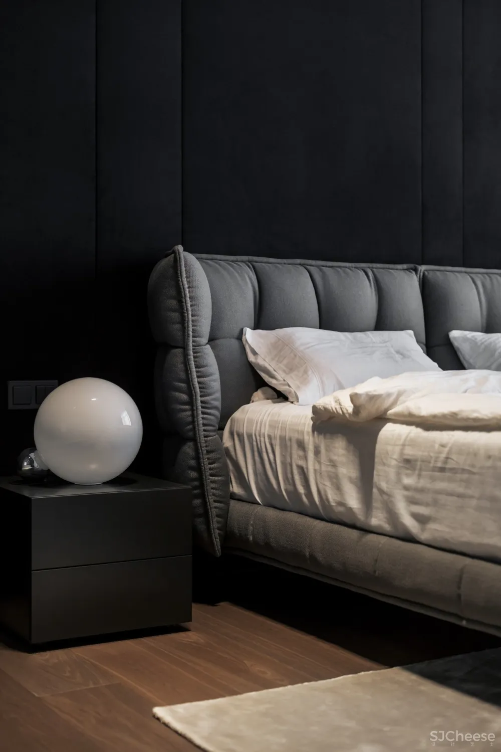 高级黑公寓设计,极简至奢的浪漫 首