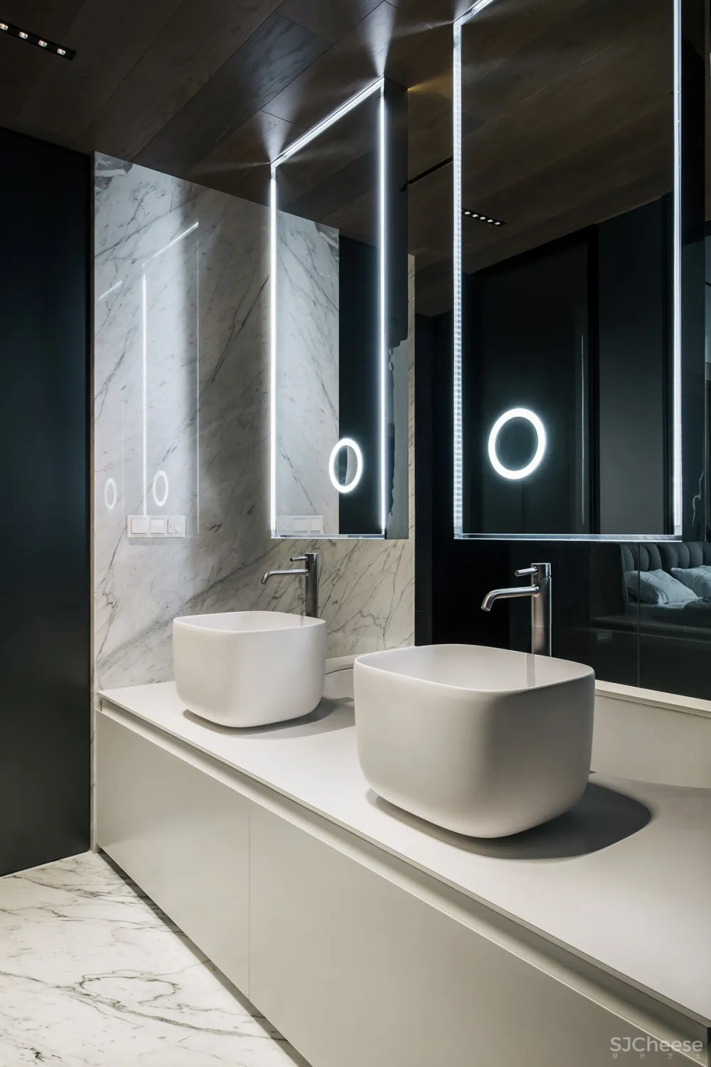 高级黑公寓设计，极简至奢的浪漫 首