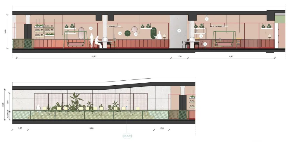 Kantini in Bikini Berlin / Studio Aisslinger