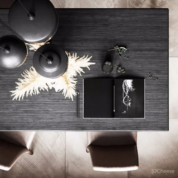 100㎡ 简约风三口之家,把拼接玩出高级感