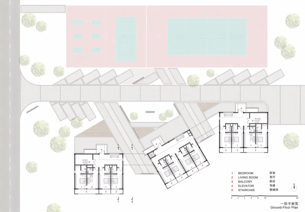 植物园专家公寓 / 土木石建筑
